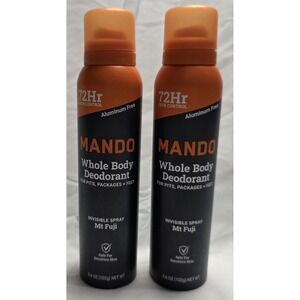 Mando Whole Body Deodorant Mt Fuji 3.6 Oz X 2